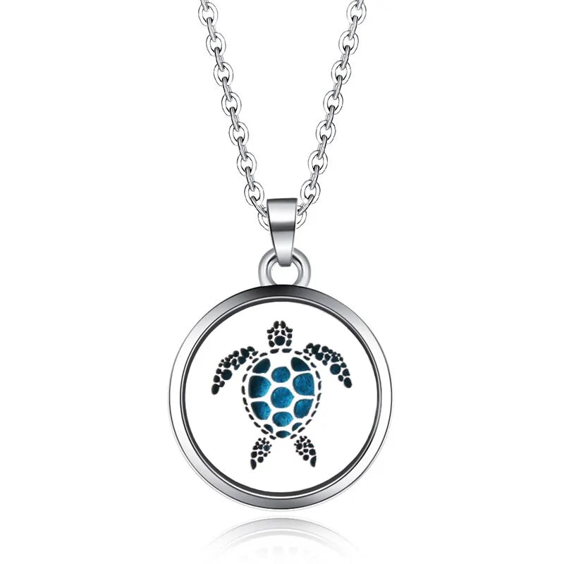 Collar con colgante de aromaterapia y difusor de aceites esenciales