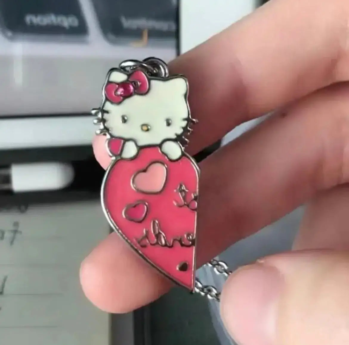 Collar de la mejor amiga de Hello Kitty