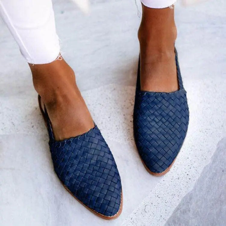 Sandalias de mujer estilo británico retro novedosas