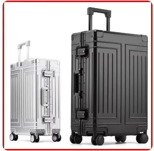 Maleta de viaje con ruedas de aluminio de alta calidad para hombre