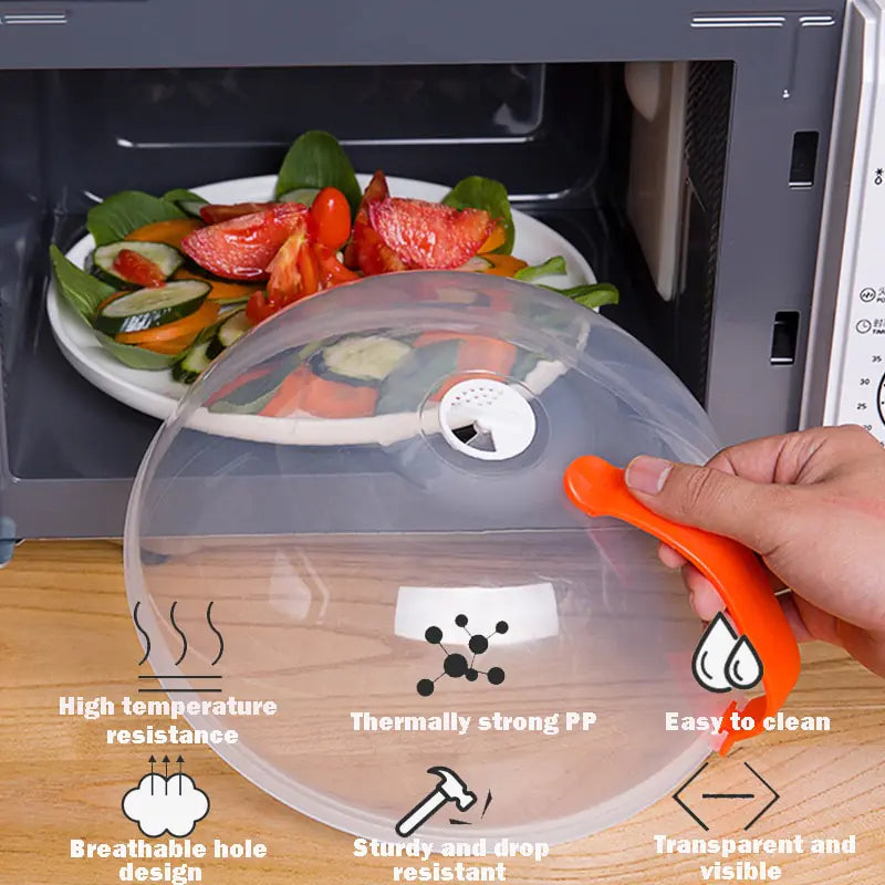Tapa para alimentos para microondas