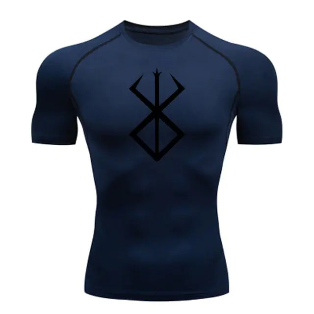 Camiseta de compresión para correr en verano