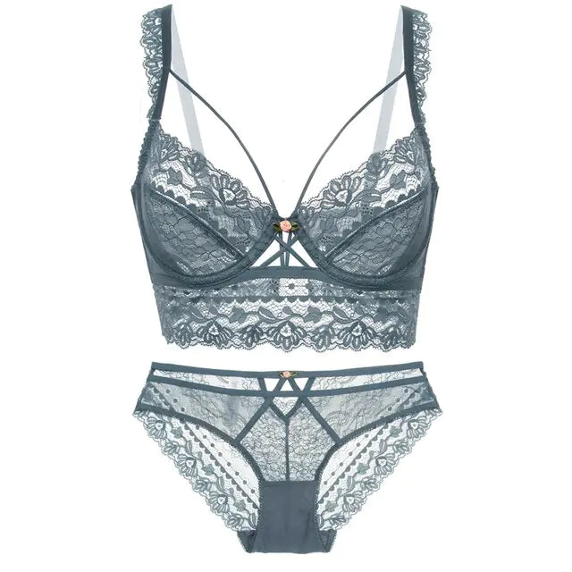 Conjunto de sujetador de vendaje clásico superior CINOON