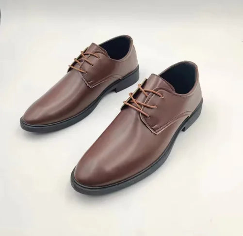 Zapatos Oxford de cuero clásicos para hombre: zapatos formales de vestir de estilo británico