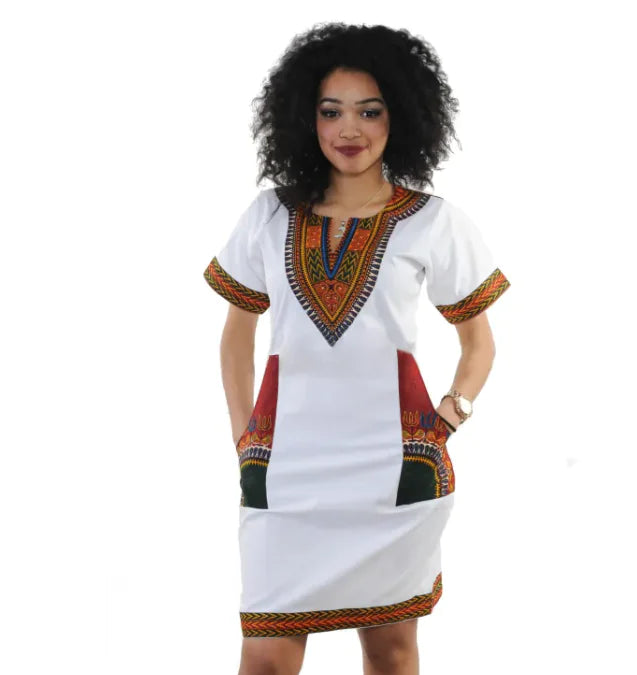 Vestido ajustado de elegancia cultural