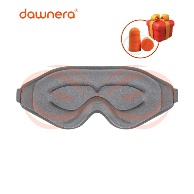 Máscara para dormir con copas contorneadas en 3D
