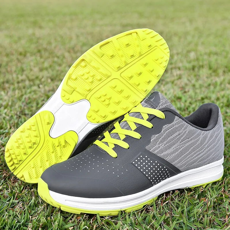 Nuevos zapatos de golf impermeables para hombres, zapatillas de entrenamiento