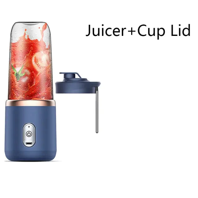 Vaso exprimidor portátil de 6 cuchillas