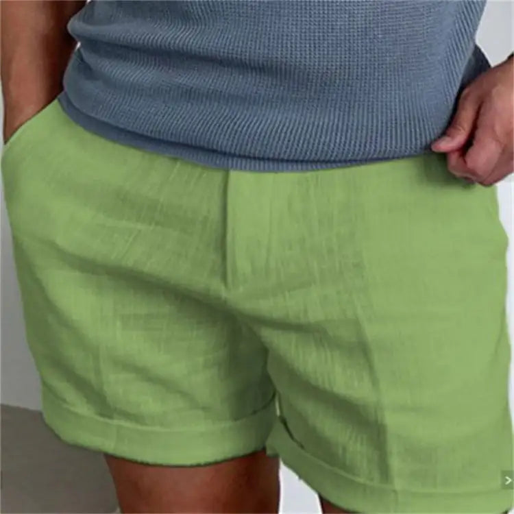 Pantalones cortos de entrenamiento con bolsillos inclinados para hombre