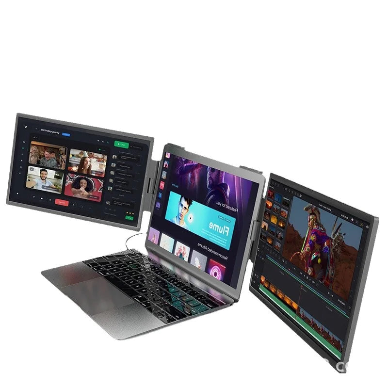 Monitor portátil de 14 pulgadas con pantalla dual: ¡maximice su productividad mientras viaja!