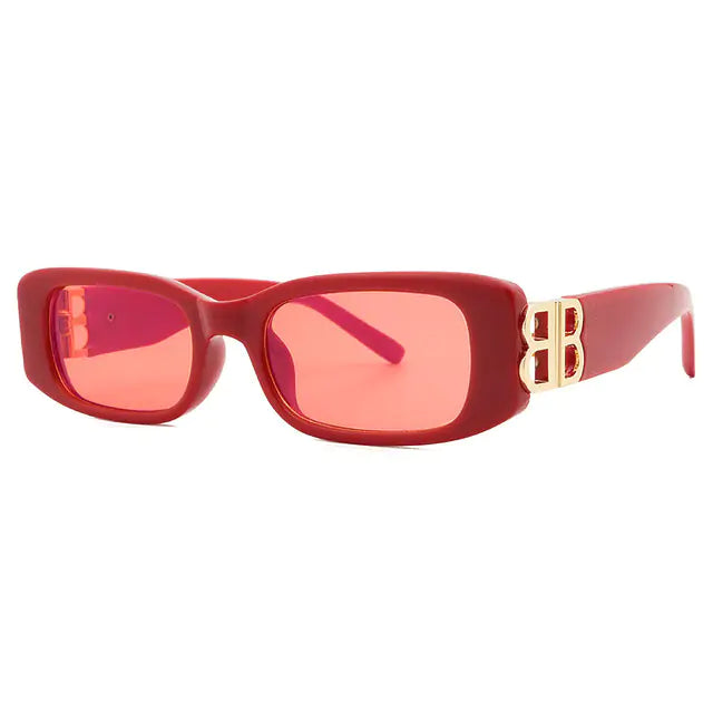 Gafas retro con lentes de color negro