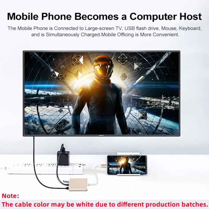 Concentrador USB-C 3.0 3 en 1