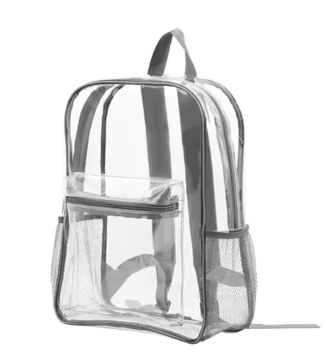 Mochila impermeable de PVC con vista transparente