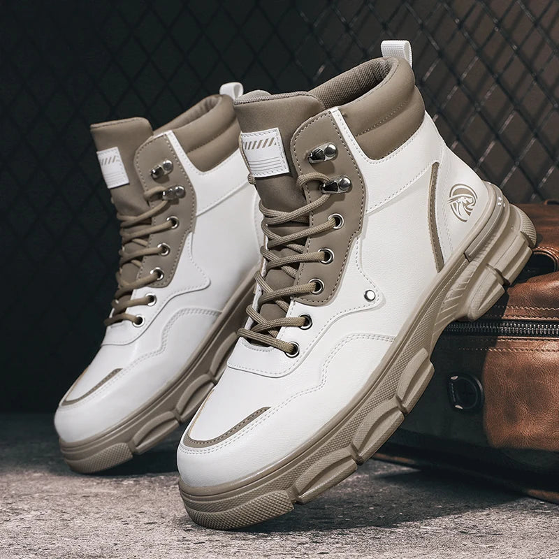 Botas de hombre CYYTL, zapatos de invierno de cuero