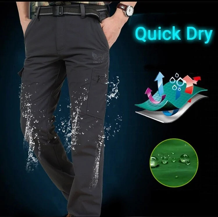 Pantalones cargo para hombre impermeables