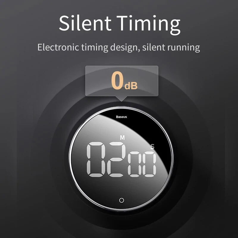 Reloj despertador con temporizador de cocina