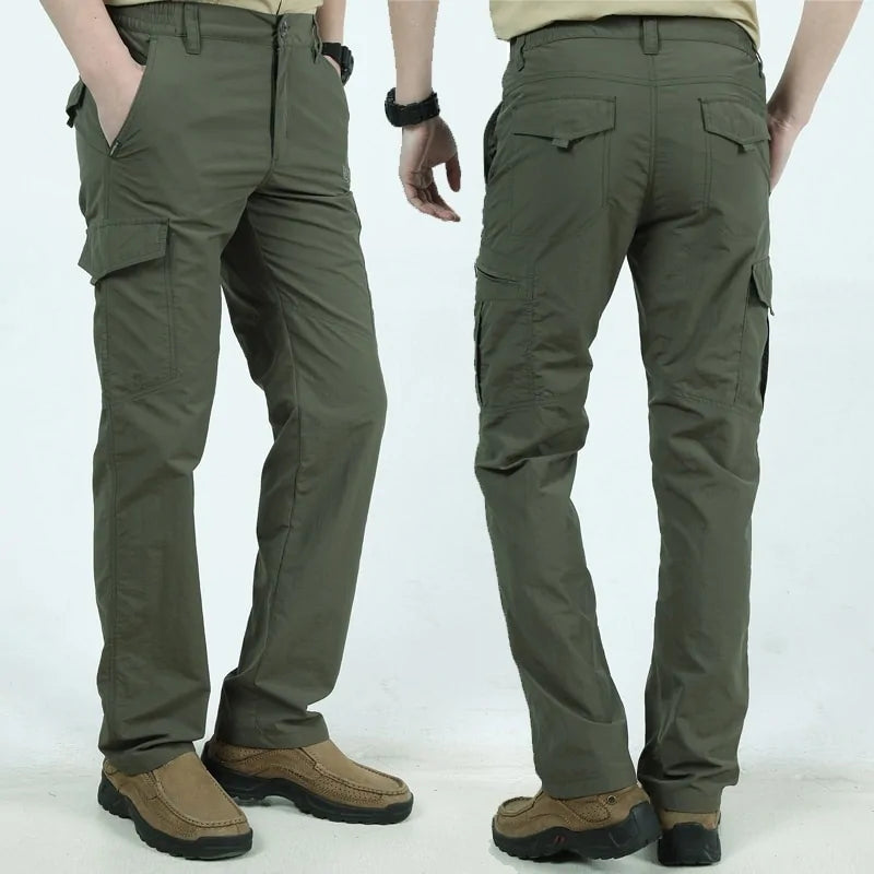 Pantalones cargo para hombre impermeables