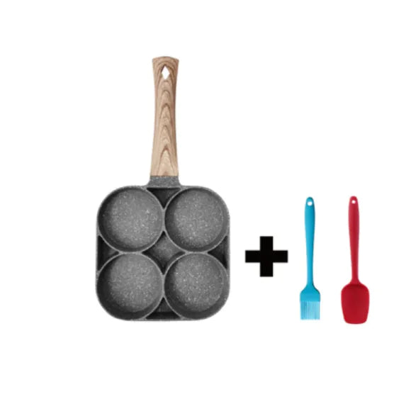 Sartén antiadherente anodizada dura para tortillas de 4 secciones Chef's Classic de Cuisinart