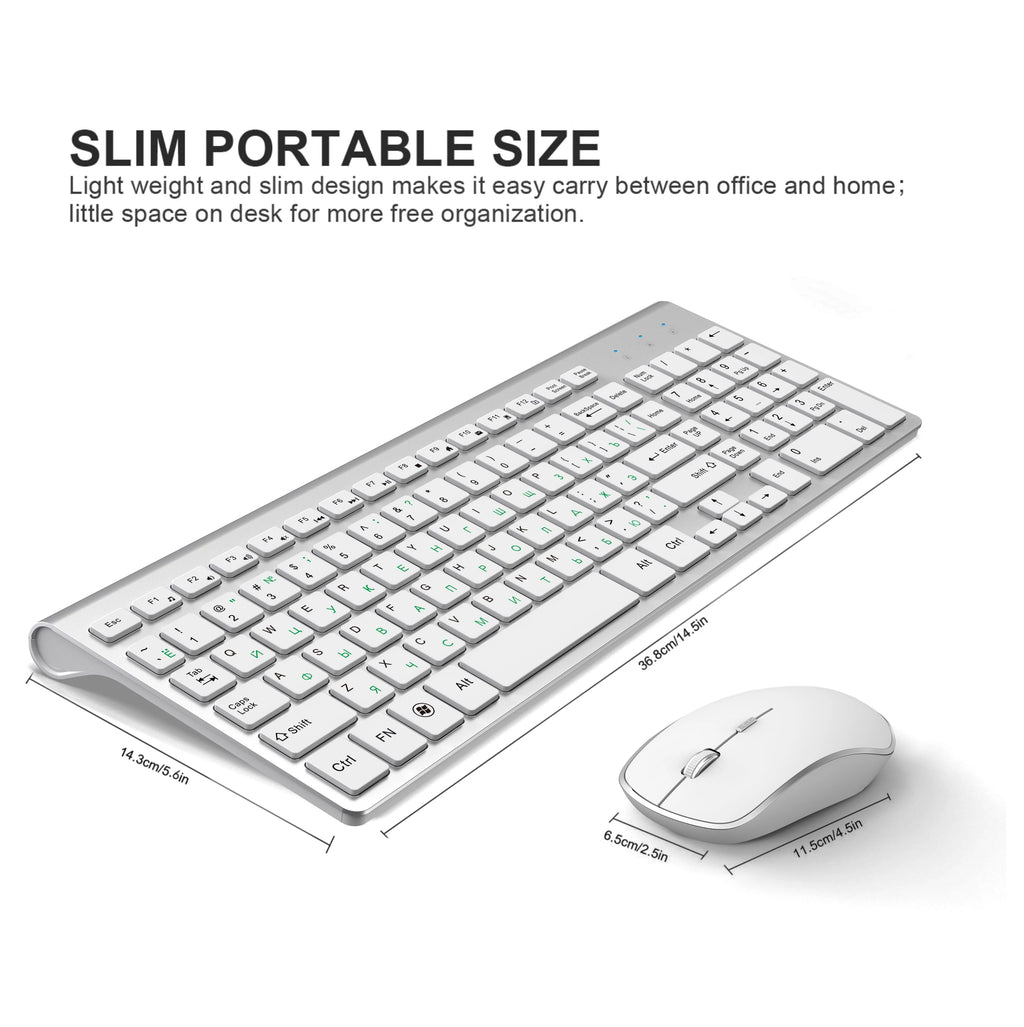 Combo de teclado y ratón inalámbricos