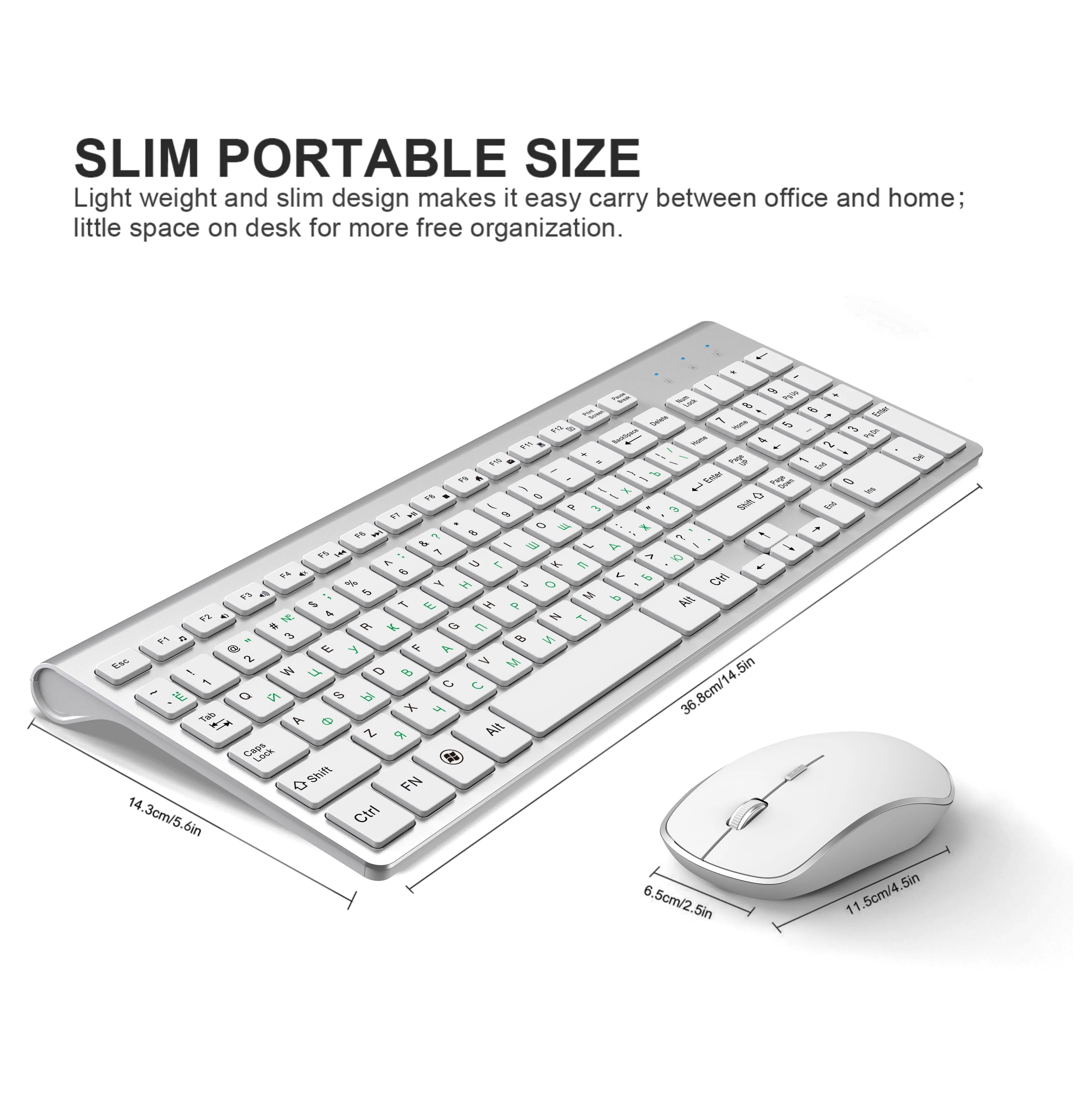 Combo de teclado y ratón inalámbricos