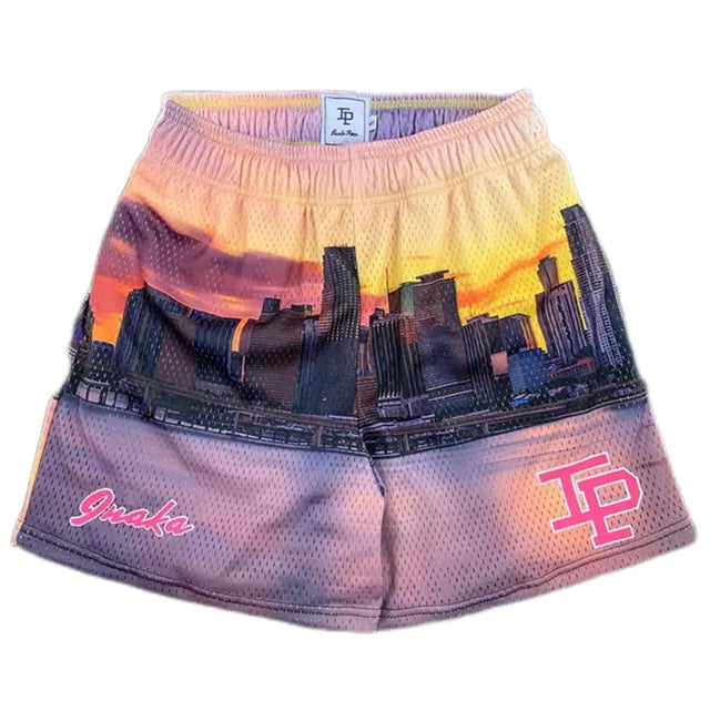 Pantalones cortos Inaka Power 2023 Verano Gimnasio Hombres Mujeres Running Deportes