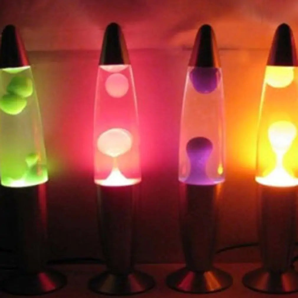 Lámpara de noche creativa con lava volcánica