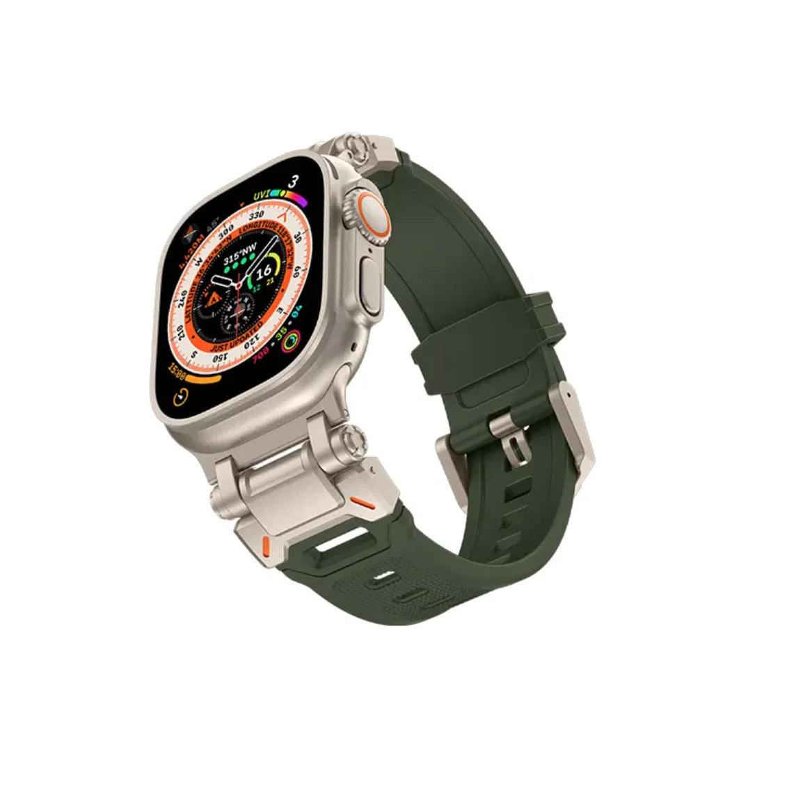 Correa de TPU con conector de aleación de titanio