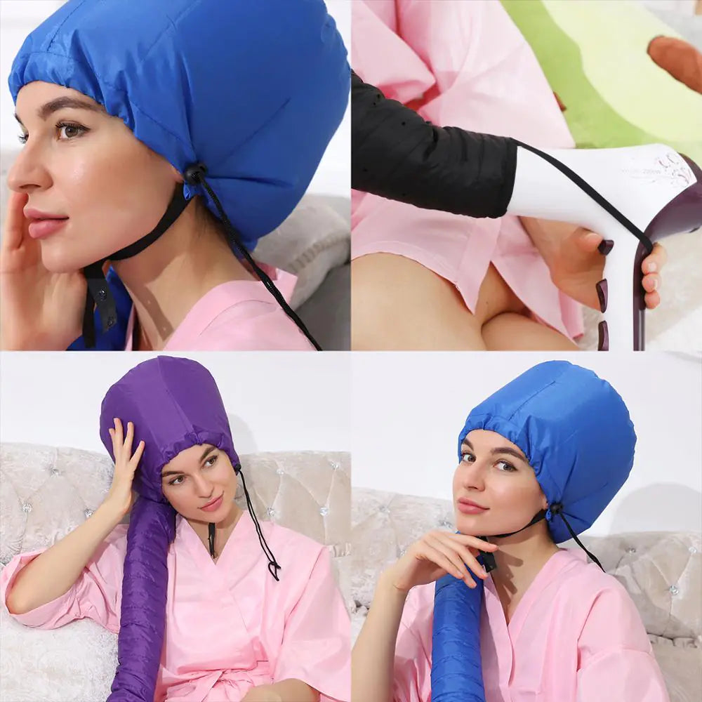 Gorro secador de aire caliente portátil para permanente de cabello