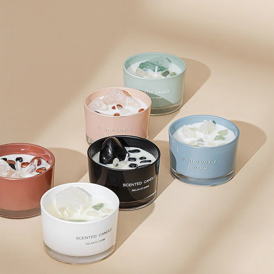 Velas perfumadas en tarro de cristal