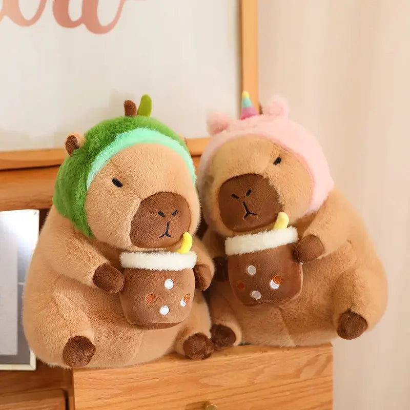 Juguetes de peluche de capibara de dibujos animados