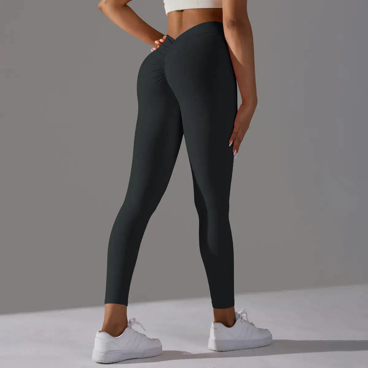 Leggings moldeadores con espalda en V