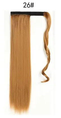 Clip-In Long Straight Ponytail Extension for Women