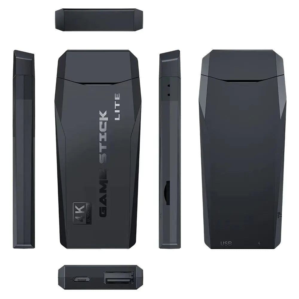 Consola de videojuegos Ewwke M8, 2,4 G, mando inalámbrico doble, 4K, 10 000 juegos, 64 GB, juegos retro
