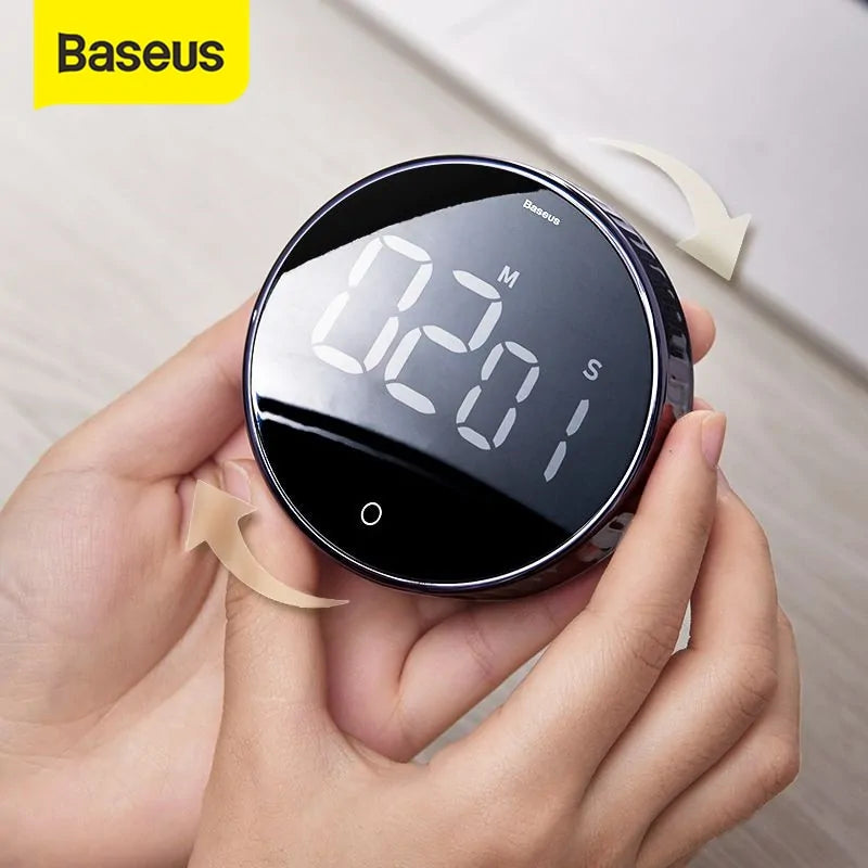 Reloj despertador con temporizador de cocina