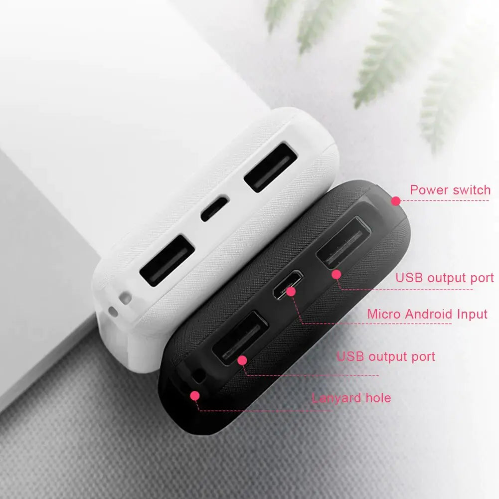 Banco de energía de 20000 mAh, cargador USB portátil, paquete de batería externa de carga rápida para calentar chalecos, chaquetas, bufandas, calcetines, guantes, equipo