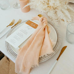 Pink Gauze Cotton Napkin