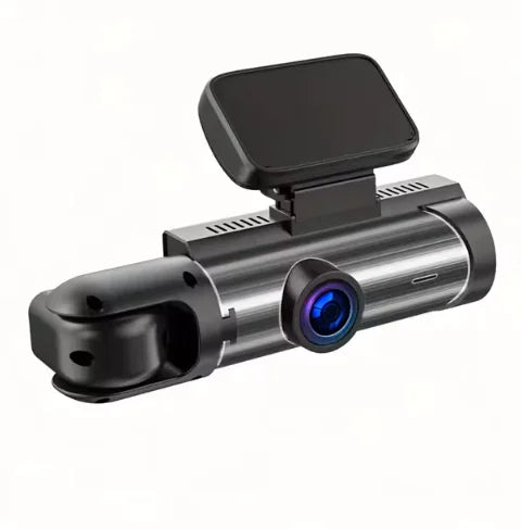 Dash Cam con cámara dual 1080P: frontal e interior, visión nocturna, grabación en bucle, gran angular