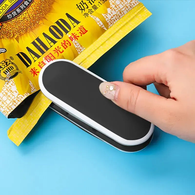 Mini sellador de alimentos portátil