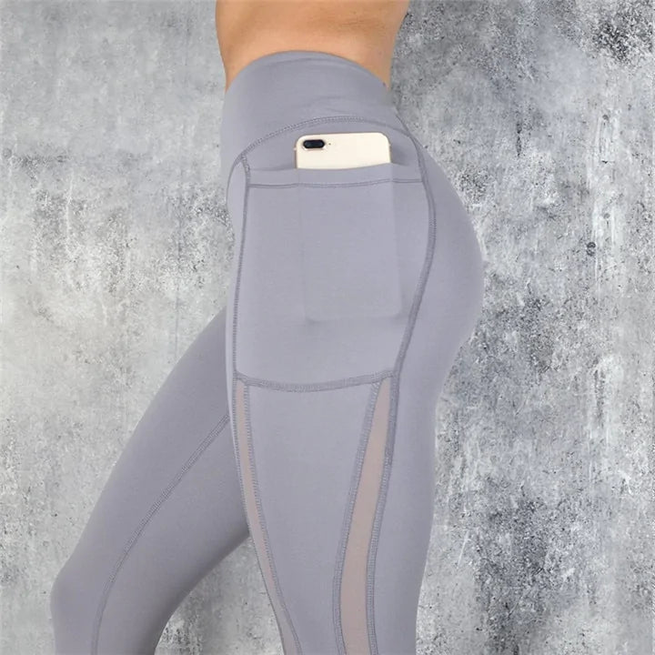 Leggings de cintura alta con bolsillos SVOKOR: Leggings de fitness de moda 2019 para mujeres