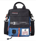 Bolso bandolera de nailon para exteriores y mochila pequeña tipo mensajero para hombre