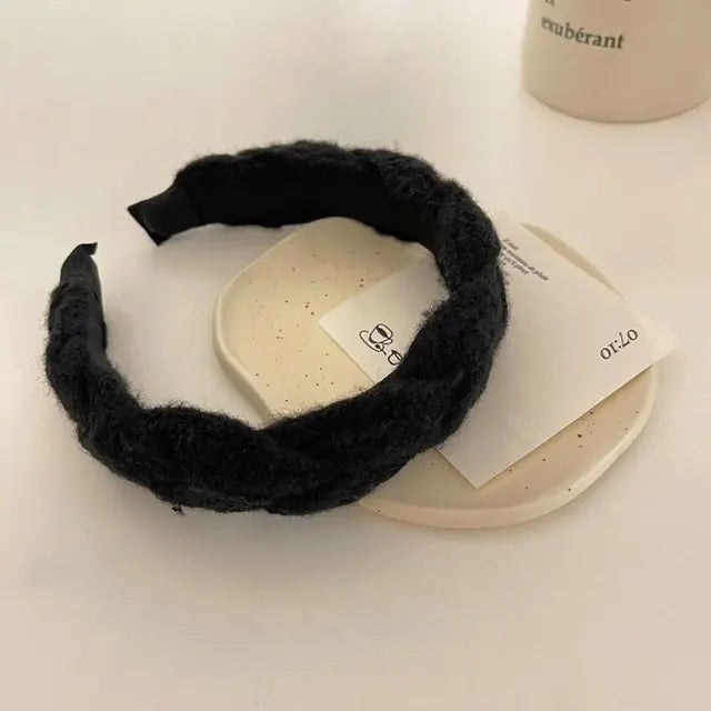 Diadema de tela de rizo con burbujas de maquillaje de spa