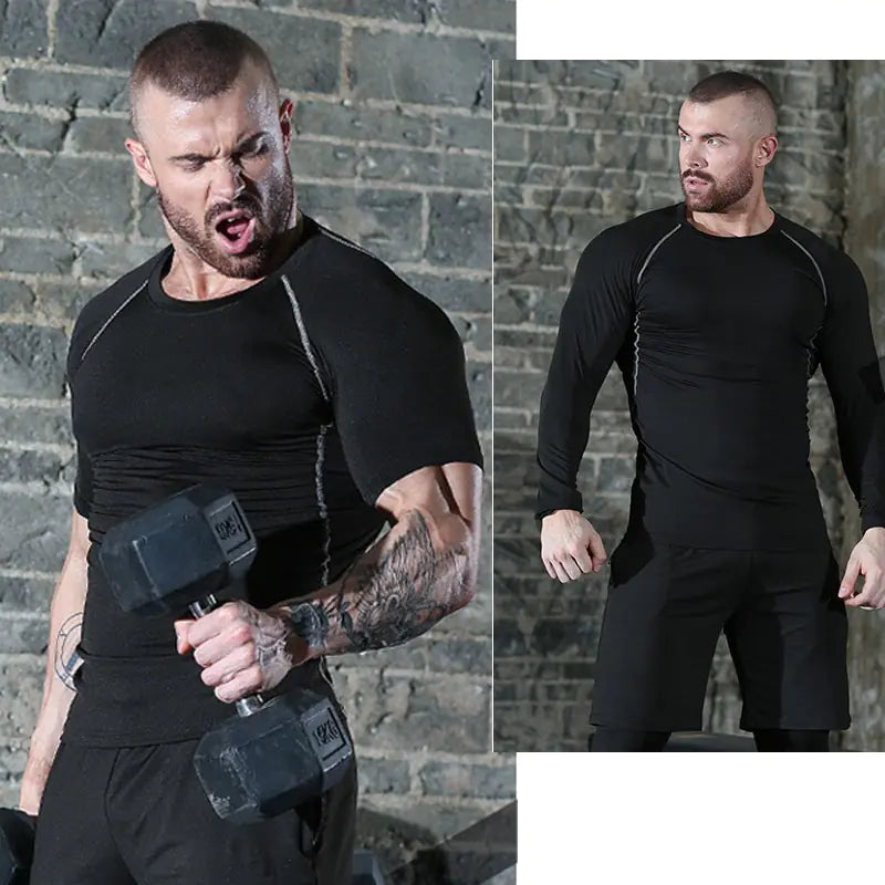 Camiseta de running para hombre de secado rápido