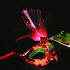 Venetian Venice Feather LED Mask