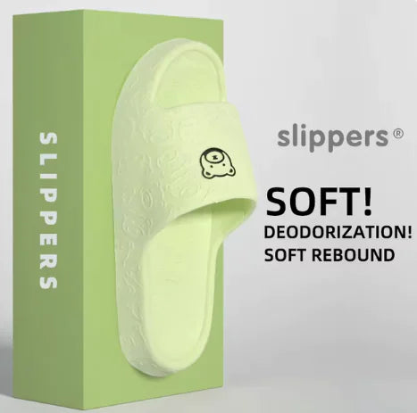 Pantuflas antideslizantes con forma de oso de dibujos animados