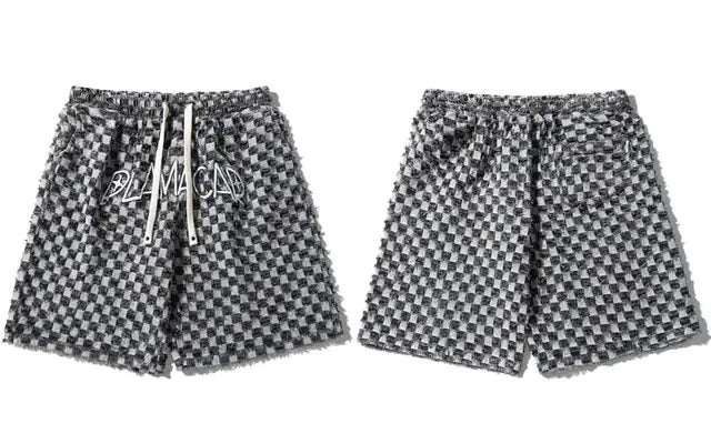 Pantalones cortos a cuadros para hombre