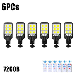 Solar Led Light Outdoor Wall Lamp Waterproof 3 Modes