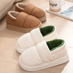 Winter Waterproof Anti-Slip Cotton Slippers