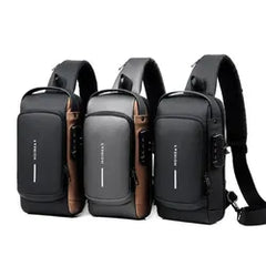 Anti Theft Backpack With USB Password