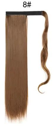 Clip-In Long Straight Ponytail Extension for Women