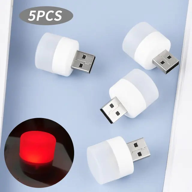 Lámpara con enchufe mini USB de 5 V y 1 W